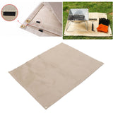 Fireproof Mat Fiberglass High Temperature Resistant Fire Pit Mat Outdoor Accessories for Barbecue Camping Picnic Large 100x80cm/39.37x31.50in