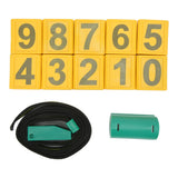 Cow Collar Wear Resistant Plastic Animal Collar with Pedometer 10 Number Plate Cow Identifying Collar for Animal Husbandry