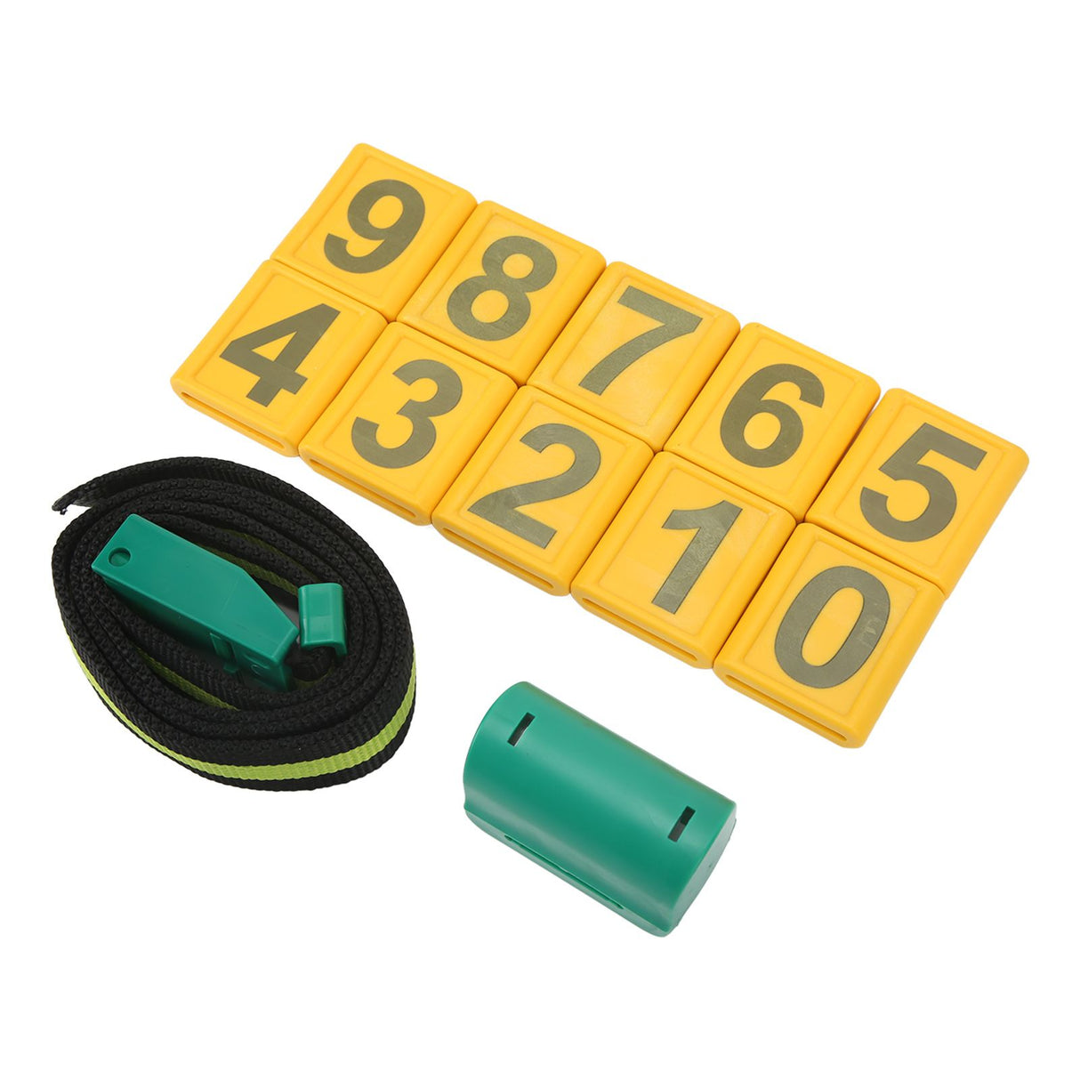 Cow Collar Wear Resistant Plastic Animal Collar with Pedometer 10 Number Plate Cow Identifying Collar for Animal Husbandry