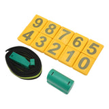 Cow Collar Wear Resistant Plastic Animal Collar with Pedometer 10 Number Plate Cow Identifying Collar for Animal Husbandry - Rear View