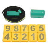Cow Collar Wear Resistant Plastic Animal Collar with Pedometer 10 Number Plate Cow Identifying Collar for Animal Husbandry