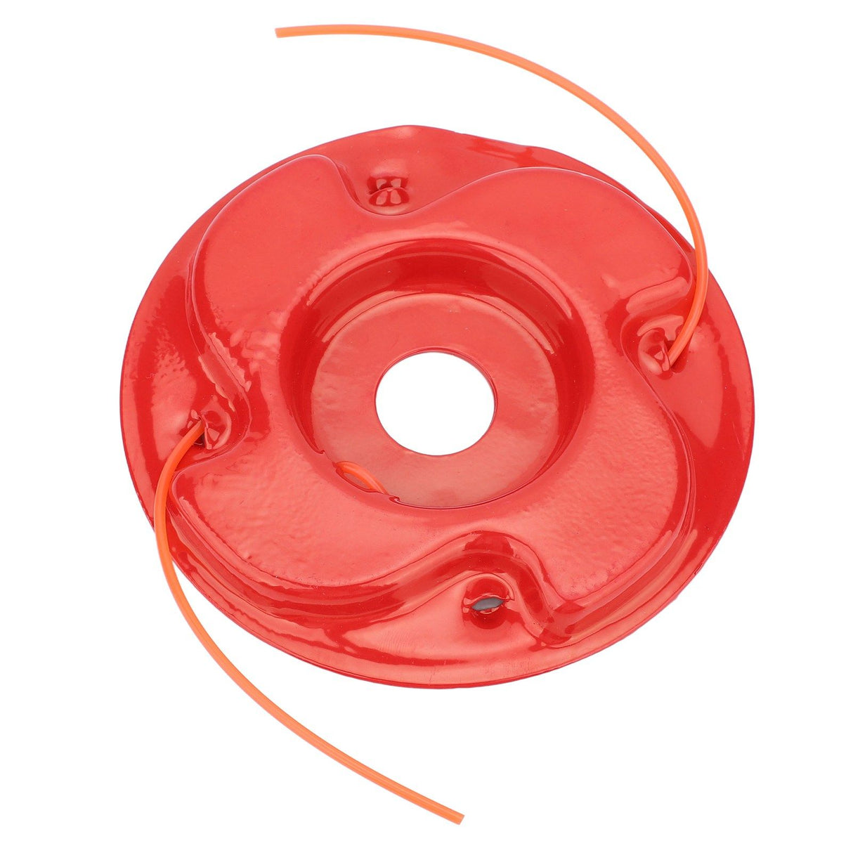 String Trimmer Head Universal Red Iron Lawn Mower Weeder Trimmer Head Replacement for Agriculture Style 1