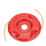 String Trimmer Head Universal Red Iron Lawn Mower Weeder Trimmer Head Replacement for Agriculture Style 1