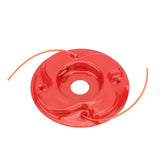 String Trimmer Head Universal Red Iron Lawn Mower Weeder Trimmer Head Replacement for Agriculture Style 1 - 45-Degree Angle