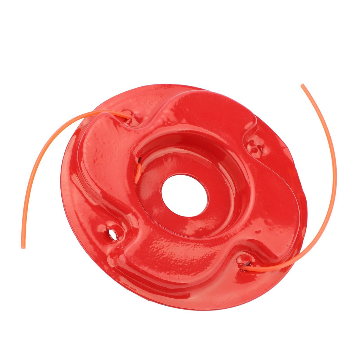 String Trimmer Head Universal Red Iron Lawn Mower Weeder Trimmer Head Replacement for Agriculture Style 1