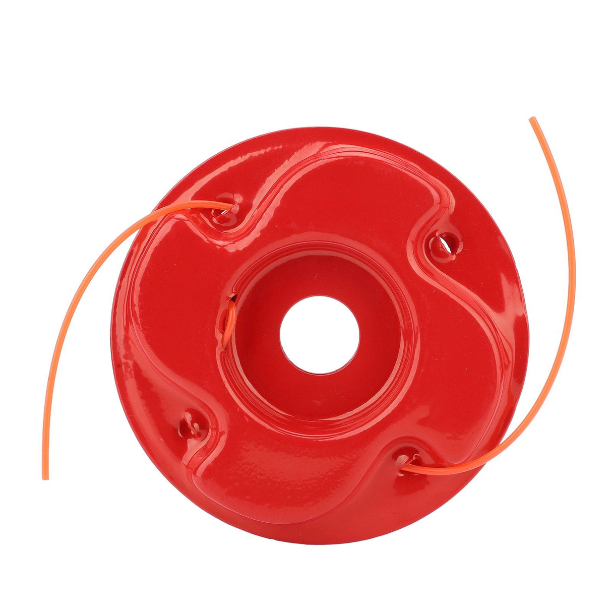 String Trimmer Head Universal Red Iron Lawn Mower Weeder Trimmer Head Replacement for Agriculture Style 1