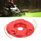 String Trimmer Head Universal Red Iron Lawn Mower Weeder Trimmer Head Replacement for Agriculture Style 1