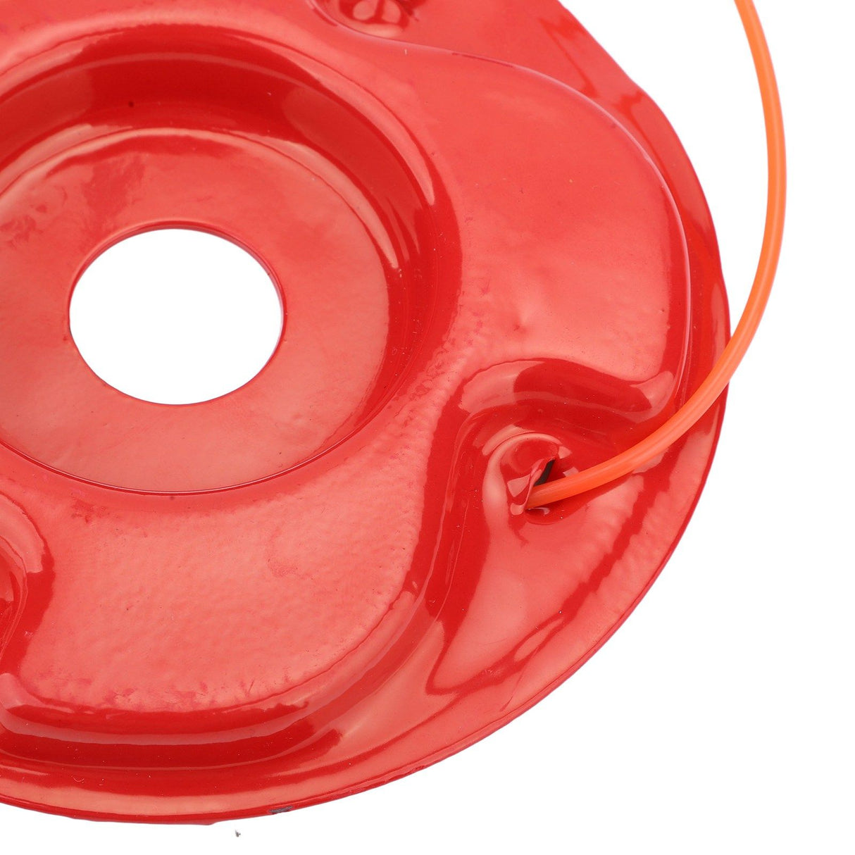 String Trimmer Head Universal Red Iron Lawn Mower Weeder Trimmer Head Replacement for Agriculture Style 1