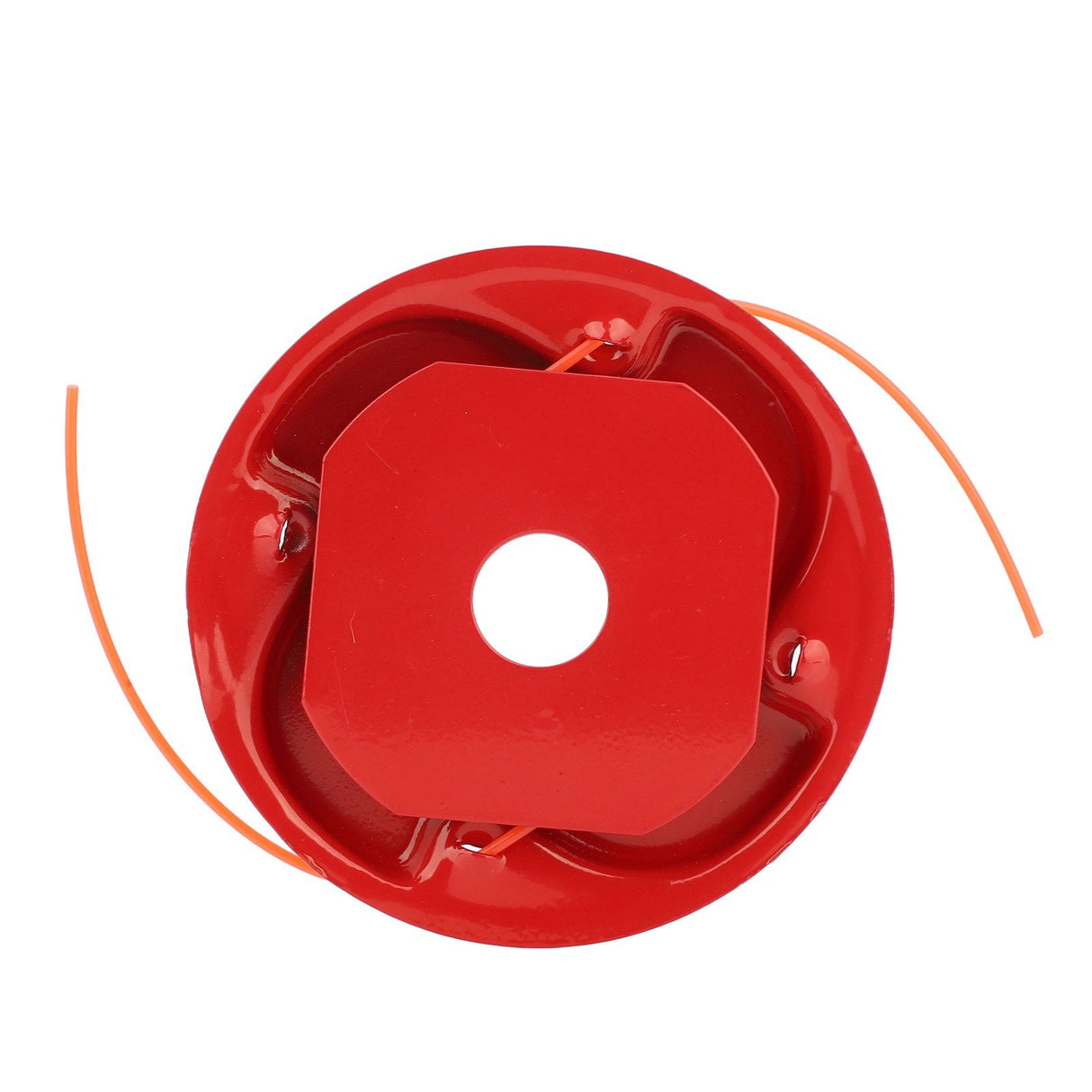 String Trimmer Head Universal Red Iron Lawn Mower Weeder Trimmer Head Replacement for Agriculture Style 1