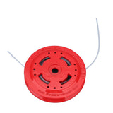 String Trimmer Head Universal Red Iron Lawn Mower Weeder Trimmer Head Replacement for Agriculture Style 2