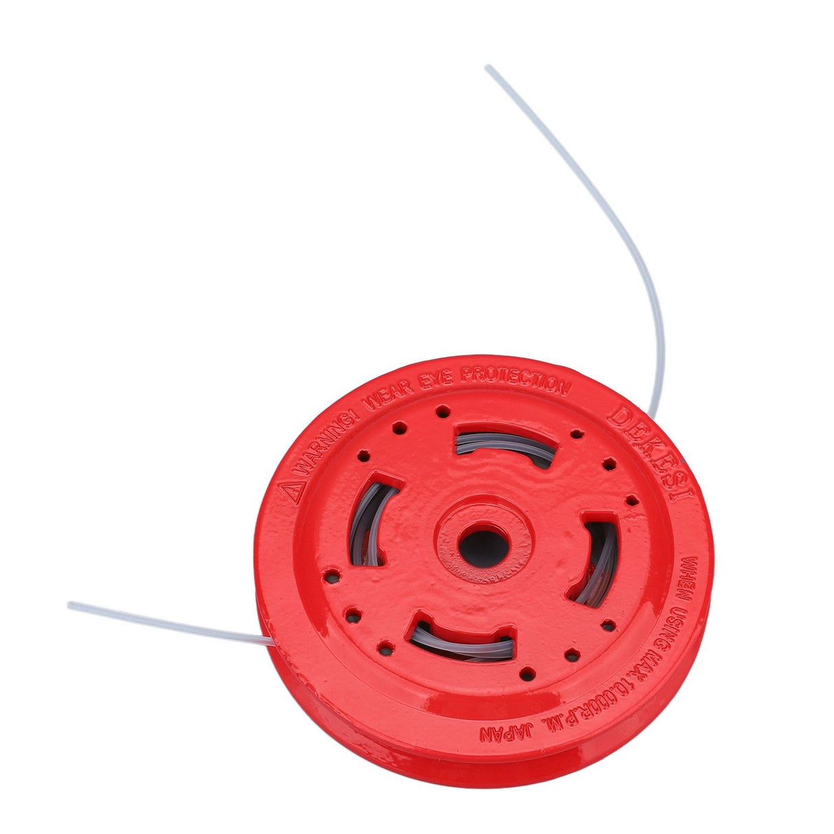 String Trimmer Head Universal Red Iron Lawn Mower Weeder Trimmer Head Replacement for Agriculture Style 2
