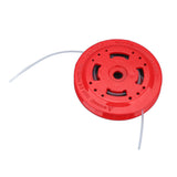 String Trimmer Head Universal Red Iron Lawn Mower Weeder Trimmer Head Replacement for Agriculture Style 2 - Side View