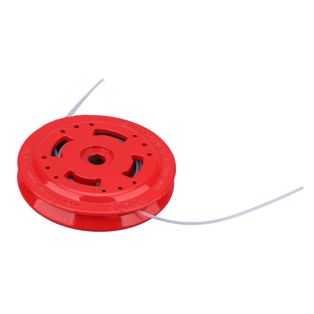 String Trimmer Head Universal Red Iron Lawn Mower Weeder Trimmer Head Replacement for Agriculture Style 2