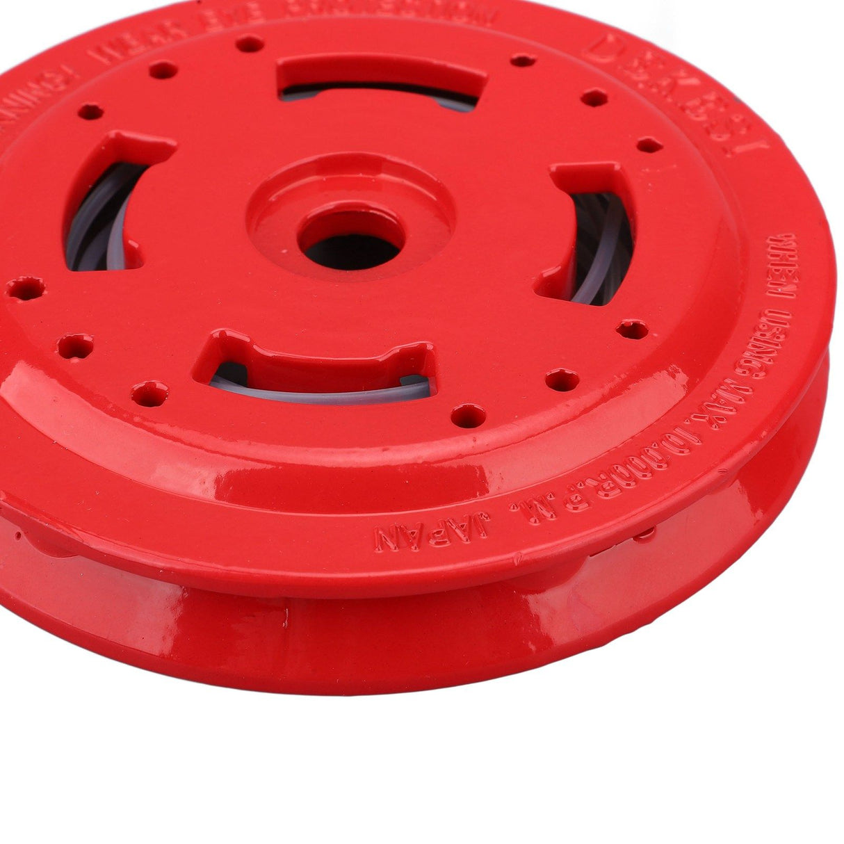 String Trimmer Head Universal Red Iron Lawn Mower Weeder Trimmer Head Replacement for Agriculture Style 2