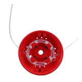 String Trimmer Head Universal Red Iron Lawn Mower Weeder Trimmer Head Replacement for Agriculture Style 2