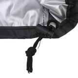 Industrial Fan Cover UV Protection Waterproof Dustproof Foldable Electric Fan Cover for Outdoor Indoor Bedroom Black
