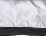 Industrial Fan Cover UV Protection Waterproof Dustproof Foldable Electric Fan Cover for Outdoor Indoor Bedroom Black