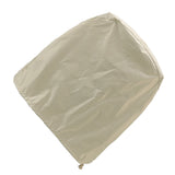 Industrial Fan Cover UV Protection Waterproof Dustproof Foldable Electric Fan Cover for Outdoor Indoor Bedroom Beige - Close-Up Angle