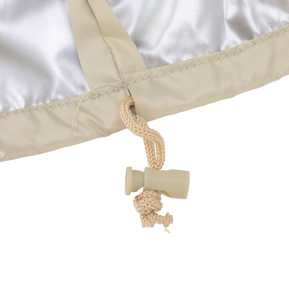 Industrial Fan Cover UV Protection Waterproof Dustproof Foldable Electric Fan Cover for Outdoor Indoor Bedroom Beige