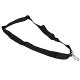 Rectangle Shoulder Harness Strap Polyester Single Shoulder Strap with Stainless Steel Hook for Weeder Trimmer - Top-Down View