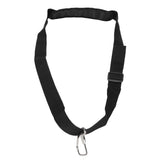 Rectangle Shoulder Harness Strap Polyester Single Shoulder Strap with Stainless Steel Hook for Weeder Trimmer - Close-Up Angle