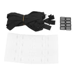Pool solar cover reel attachment kit, 8 sets of straps, buckles and cord plates