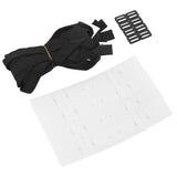 8 Sets Swimming Pool Roller Strap Solar Cover Reel Attachment Kit with Cord Plates and Buckles - Front View