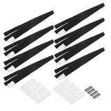 8 Sets Swimming Pool Roller Strap Solar Cover Reel Attachment Kit with Cord Plates and Buckles - Close-Up Angle