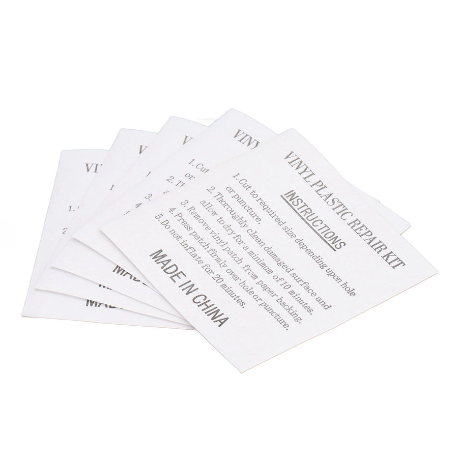 50Pcs Swimming Pool Transparent Repair Sticker Self Adhesive Repair Patch for Inflatable Toy Inflatable Bed PVC Nylon Material