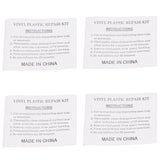 50Pcs Swimming Pool Transparent Repair Sticker Self Adhesive Repair Patch for Inflatable Toy Inflatable Bed PVC Nylon Material - Rear View