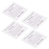 50Pcs Swimming Pool Transparent Repair Sticker Self Adhesive Repair Patch for Inflatable Toy Inflatable Bed PVC Nylon Material - Close-Up Angle