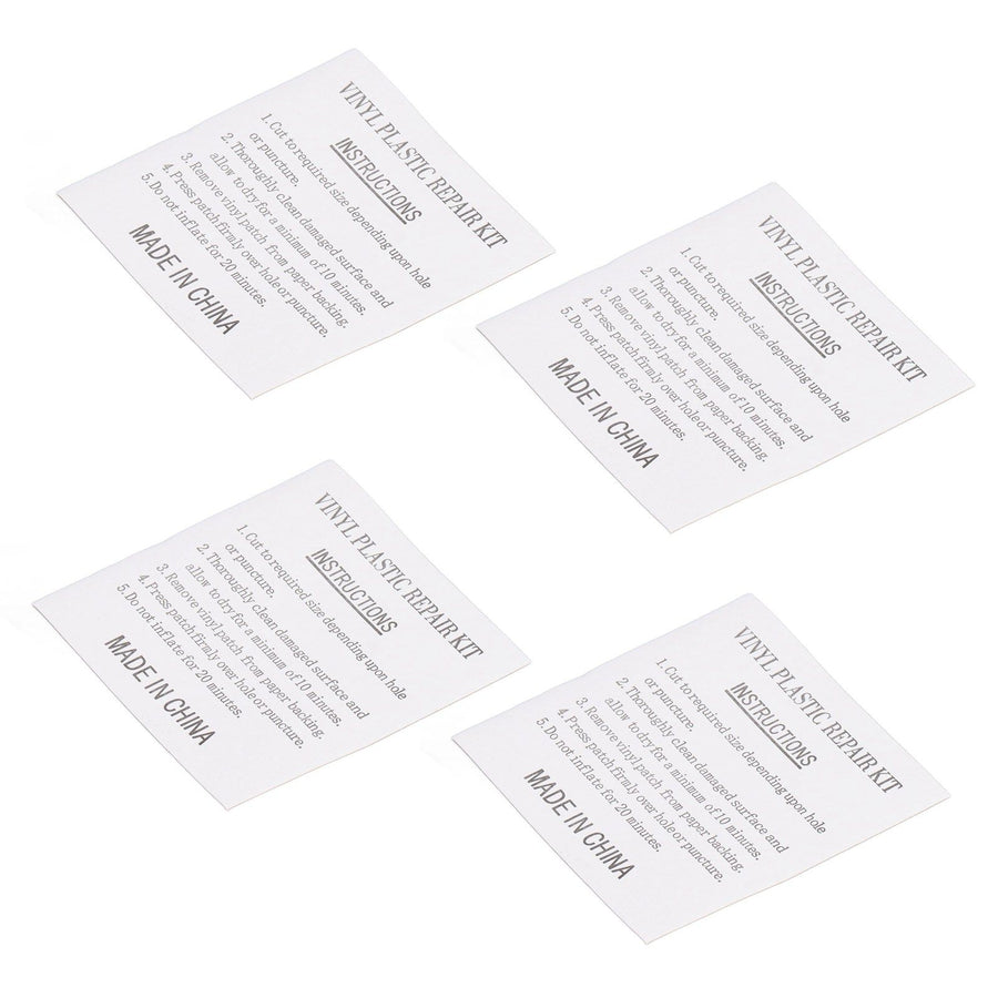 50Pcs Swimming Pool Transparent Repair Sticker Self Adhesive Repair Patch for Inflatable Toy Inflatable Bed PVC Nylon Material