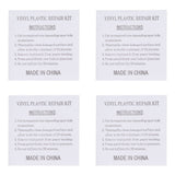 50Pcs Swimming Pool Transparent Repair Sticker Self Adhesive Repair Patch for Inflatable Toy Inflatable Bed PVC Nylon Material