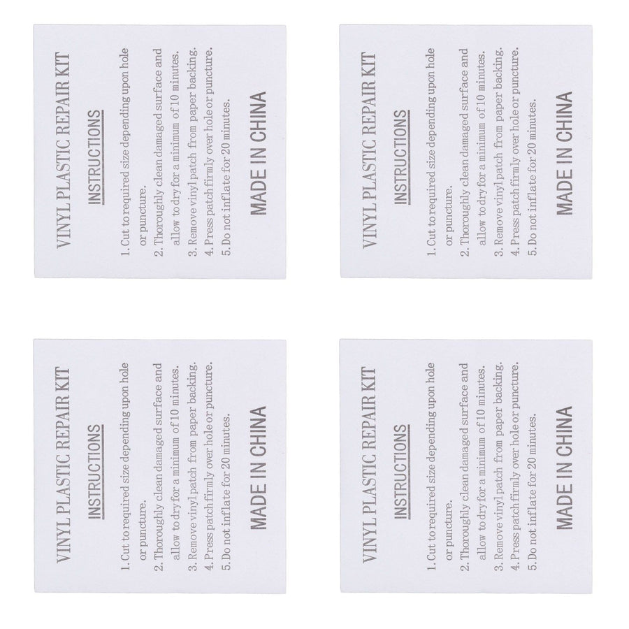 50Pcs Swimming Pool Transparent Repair Sticker Self Adhesive Repair Patch for Inflatable Toy Inflatable Bed PVC Nylon Material