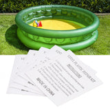 50Pcs Swimming Pool Transparent Repair Sticker Self Adhesive Repair Patch for Inflatable Toy Inflatable Bed PVC Nylon Material - Extra Image