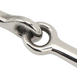 Horse Breaking Bit Stainless Steel 125mm Jointed Mouth Bit Equipment with Turn Cheek for Training - Extra Image