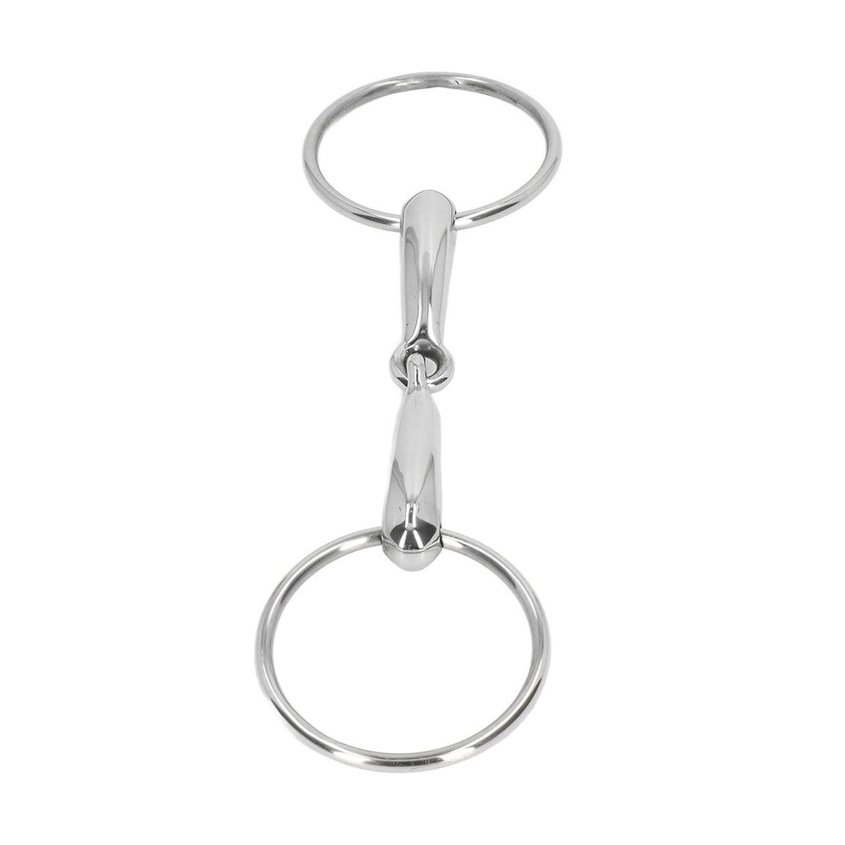 Horse Snaffle Bit Stainless Steel Horse Mouth Bit Jointed Chewing Mouth Roller 135mm