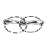 Horse Snaffle Bit Stainless Steel Horse Mouth Bit Jointed Chewing Mouth Roller 135mm - Close-Up Angle