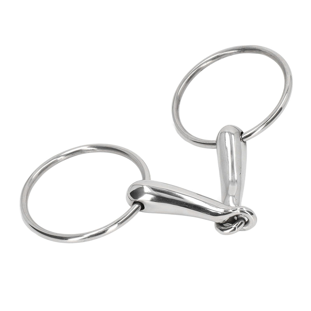 Horse Snaffle Bit Stainless Steel Horse Mouth Bit Jointed Chewing Mouth Roller 135mm