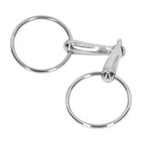 Horse Snaffle Bit Stainless Steel Horse Mouth Bit Jointed Chewing Mouth Roller 135mm