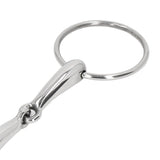 Horse Snaffle Bit Stainless Steel Horse Mouth Bit Jointed Chewing Mouth Roller 135mm - Extra Image