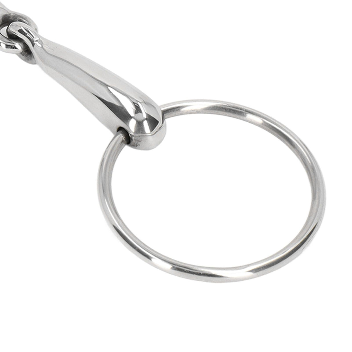 Horse Snaffle Bit Stainless Steel Horse Mouth Bit Jointed Chewing Mouth Roller 135mm