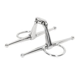 135mm Horse Mouth Bit Stainless Steel Horse Cheek Snaffle for Cultivation Outdoor Gift - Extra Image