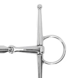 135mm Horse Mouth Bit Stainless Steel Horse Cheek Snaffle for Cultivation Outdoor Gift