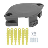 String Trimmers Bladed Head Auto Feed String Trimmers Fixed Line Spool with 6 Replacement Blades for Ryobi 18V 24V 40V - Rear View
