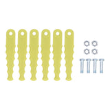 String Trimmers Bladed Head Auto Feed String Trimmers Fixed Line Spool with 6 Replacement Blades for Ryobi 18V 24V 40V