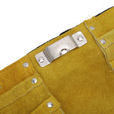 Leather Tool Belt Multiple Pockets Quick Release Buckle Wearproof Portable Leather Tool Belt Apron for Woodworking