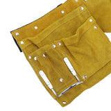 Leather Tool Belt Multiple Pockets Quick Release Buckle Wearproof Portable Leather Tool Belt Apron for Woodworking - Extra Image