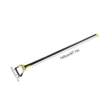 Hula Hoe 4.76ft Long Stainless Steel Adjustable Length Easy Assembly Weeding Hoe for Weed Soil Planting