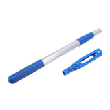 Swimming Pool Pole 3 Section Telescopic Pole Aluminum Detachable Swimming Pool Cleaning Accessories - Rear View
